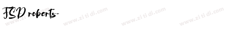 FSD roberts字体转换